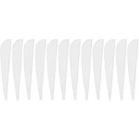 Alomejor 12 Piezas de Pluma de Flecha de 3 Pulgadas DIY Pluma de Flecha para Tiro con Arco Caza Tiro DIY Tiro con Arco…